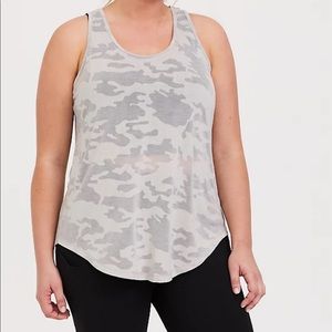 Light Grey Camo Tank Top Torrid Size 1